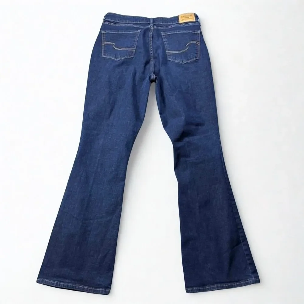 Signature Levi Strauss Gold Womens Bootcut Jeans Dark Wash Stretch Size 32x29 - Picture 2 of 8